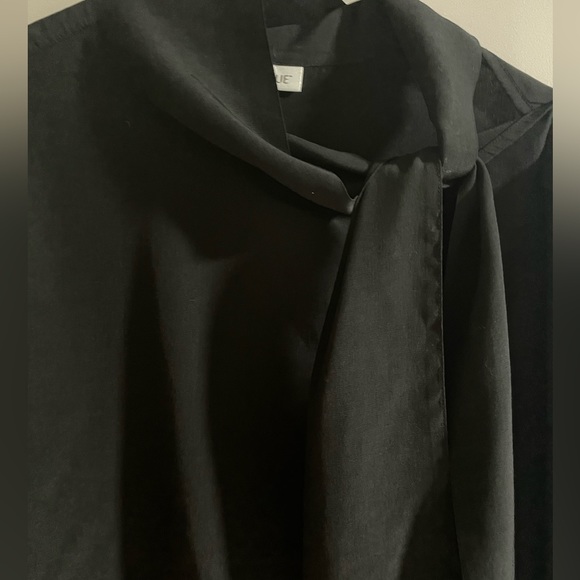 Prologue Womens Long Sleeve Tie Neck Shirt - Picture 3 of 7